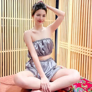 Bộ đùi lụa spa cao cấp, bộ quần áo spa mặc giảm béo