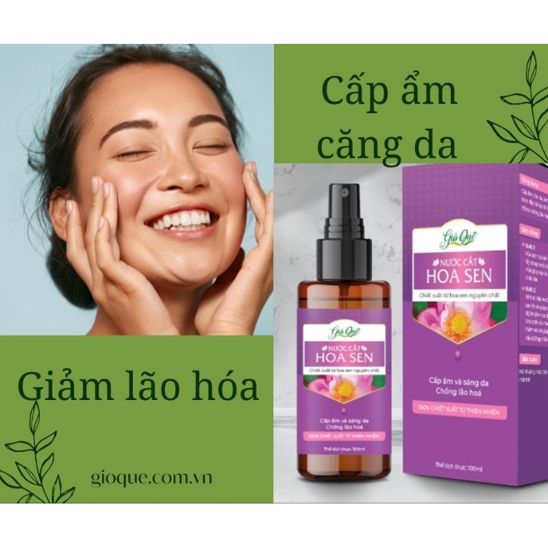 Nước cất hoa sen lọ 100ml