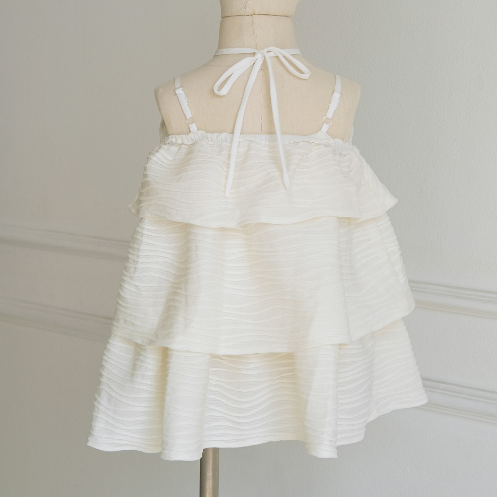 Laarmer dress Váy bé gái 3 tầng P'ti chou thiết kế điệu đà cho bé gái từ 1 đến 6 tuổi