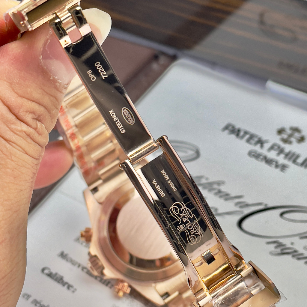 Đồng hồ Nam Rolex 7 màu 6kim  máy nhật chạy cơ Automatic size 41mm nhiều màu