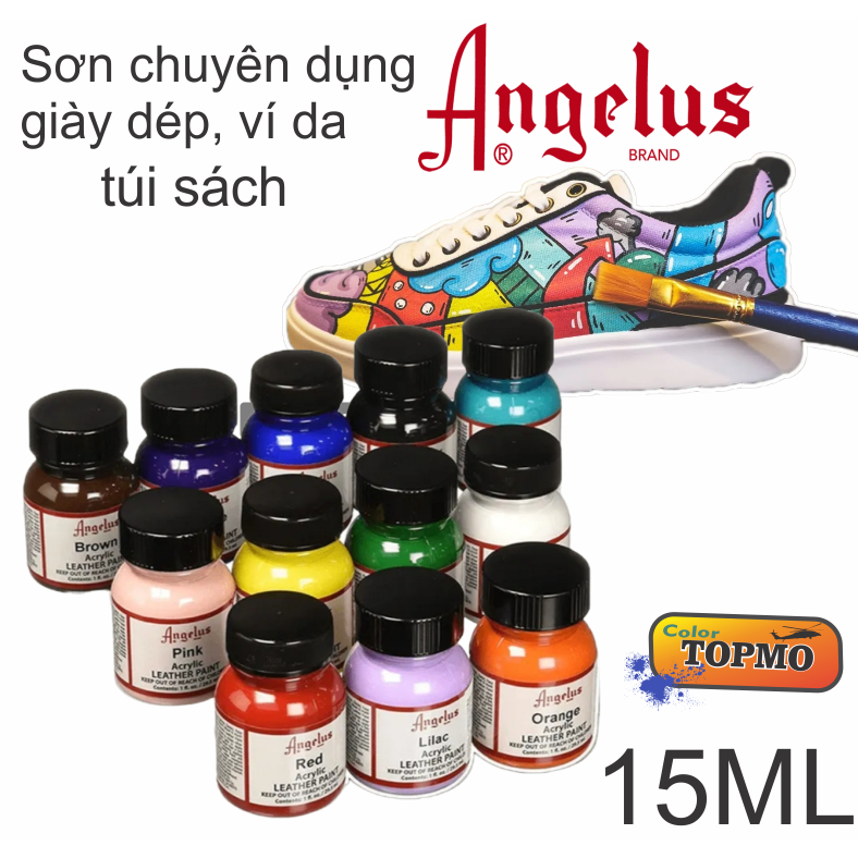 Sơn Angelus Leather Paint 15ml GIÁ TỐT -  Sơn custom