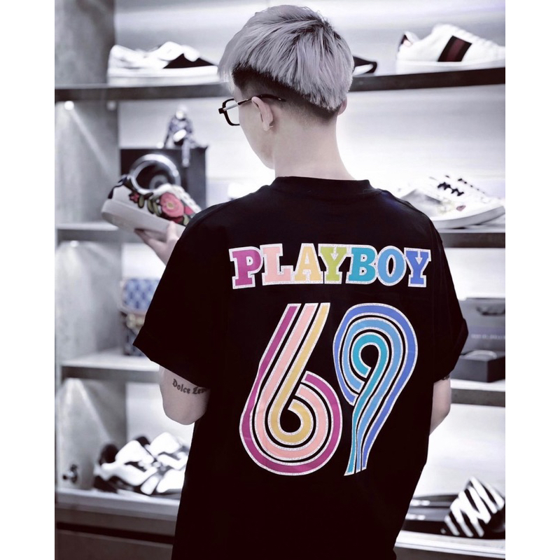 Áo Thun Unisex Playboy 69 Kim Tuyến - Chất Cotton Dày Dặn