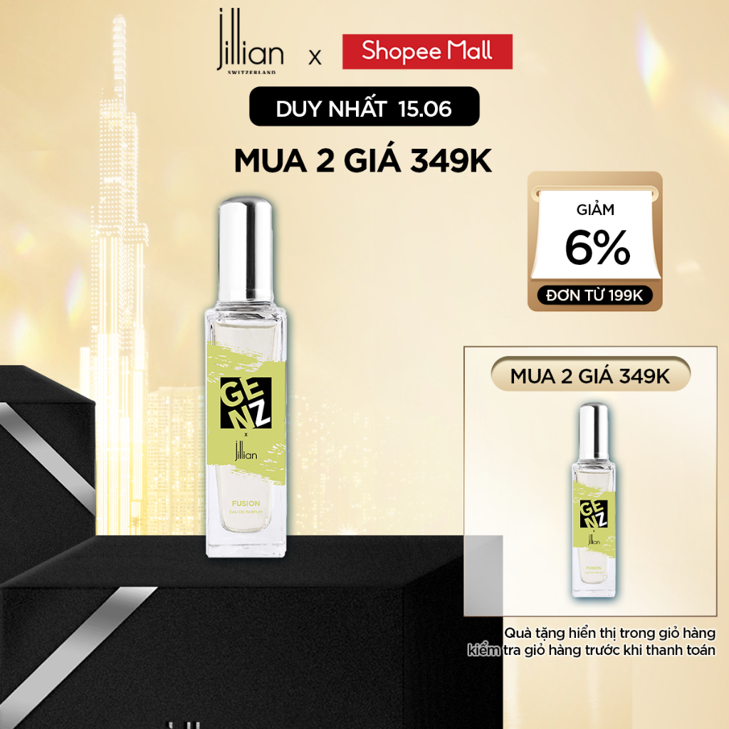Nước hoa GenZ x Jillian Nam Fusion 35ml - mới lạ, cởi mở, chín chắn