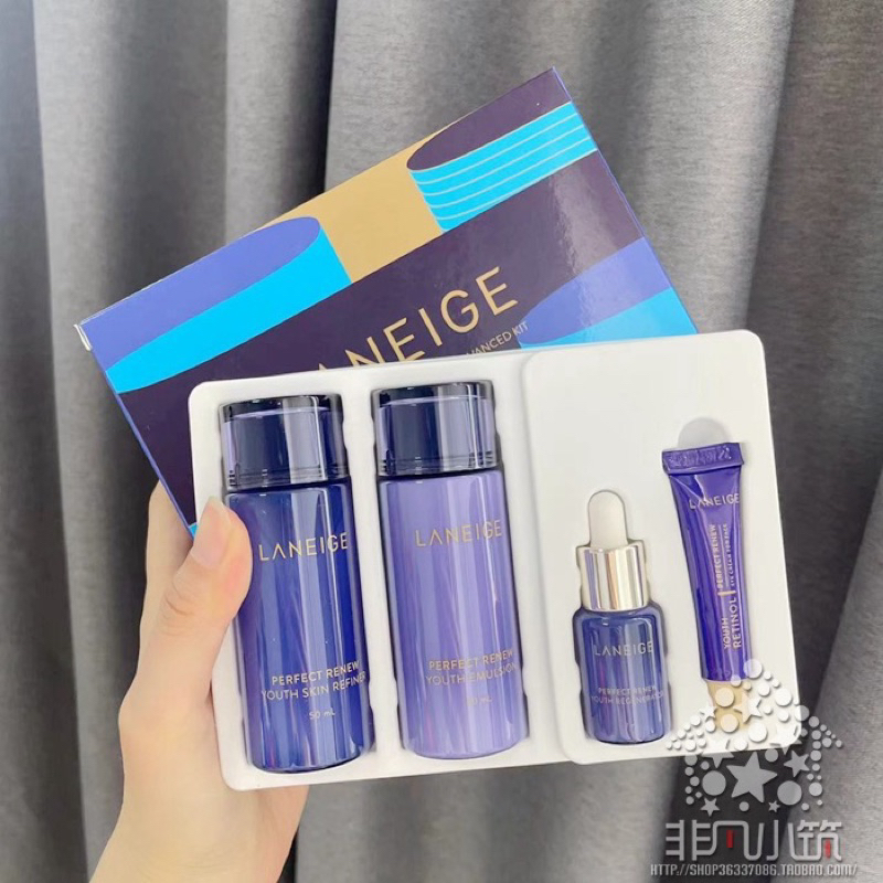Set 4 món LANEIGE Perfect Renew Youth Trial Kit