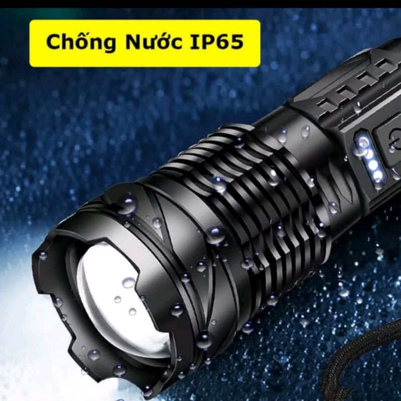 Đèn pin siêu sáng A76 chiếu xa 500m 🥰FREE SHIP🥰có Zoom xa gần, chống nước IPX4, pin trâu chip COB Led tâm tròn 7 chế độ | BigBuy360 - bigbuy360.vn