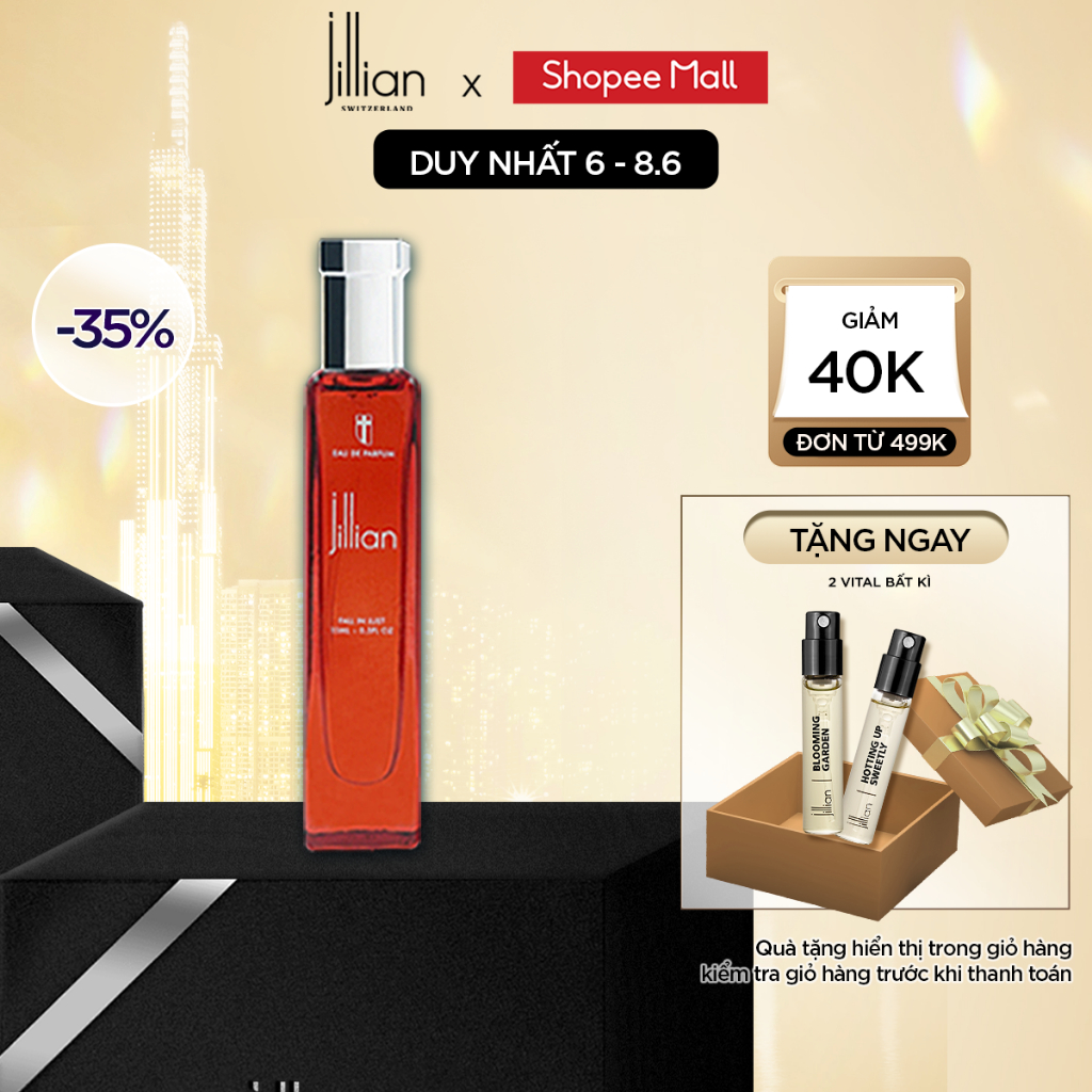 Nước hoa Jillian Unisex Fall in Lust (Red) 15ml - ấm áp, lịch lãm, cuốn hút