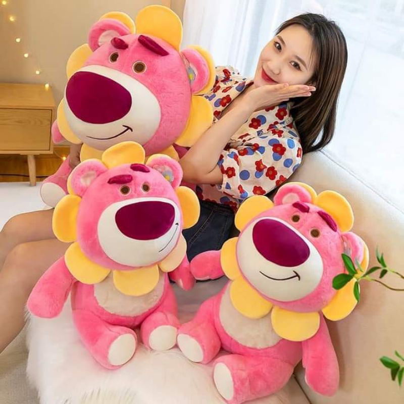 Gấu dâu lotso mặt hoa, gấu dâu lotso có mùi thơm dâu