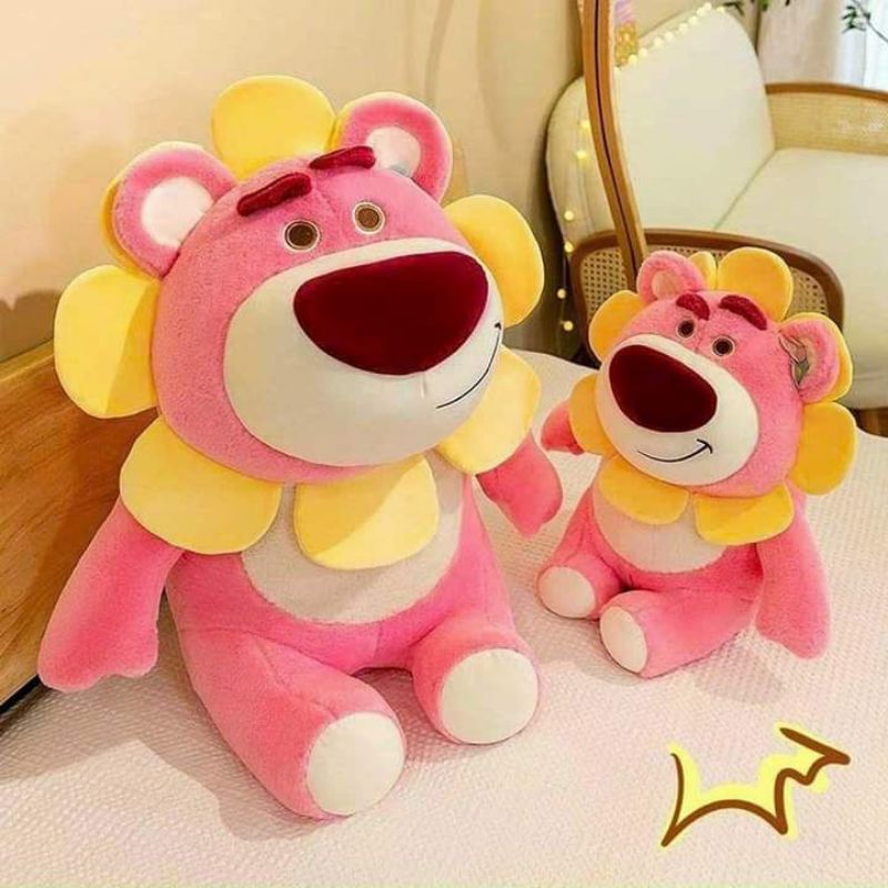 Gấu dâu lotso mặt hoa, gấu dâu lotso có mùi thơm dâu