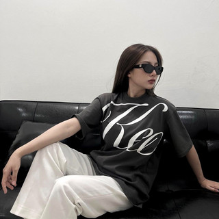Áo thun NELLY Cotton 260gsm Premium - KEO Tay Lỡ Form Rộng Nam Nữ