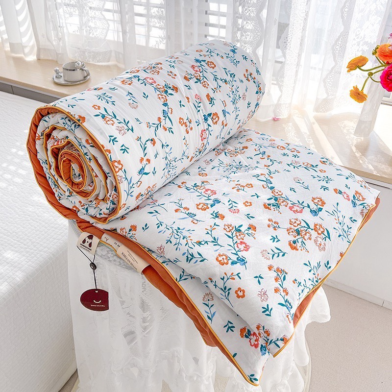 Chăn cotton đũi hàn quốc kích thước 2mx2m3 nhập khẩu , Mền hè đũi cotton chất liệu mềm mại thoáng mát mẫu mới 2023