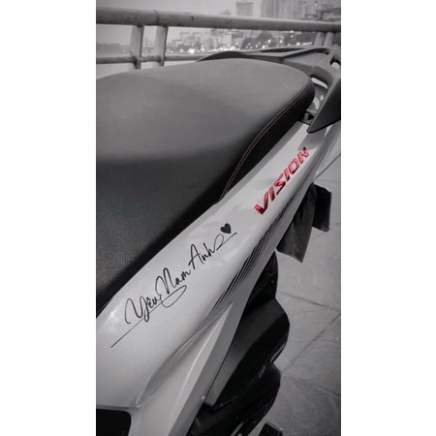 In tên dán xe theo yêu cầu, tem xe theo tên, decal xe theo yêu cầu, decal theo tên,TEM DÁN XE CHỮ KÝ