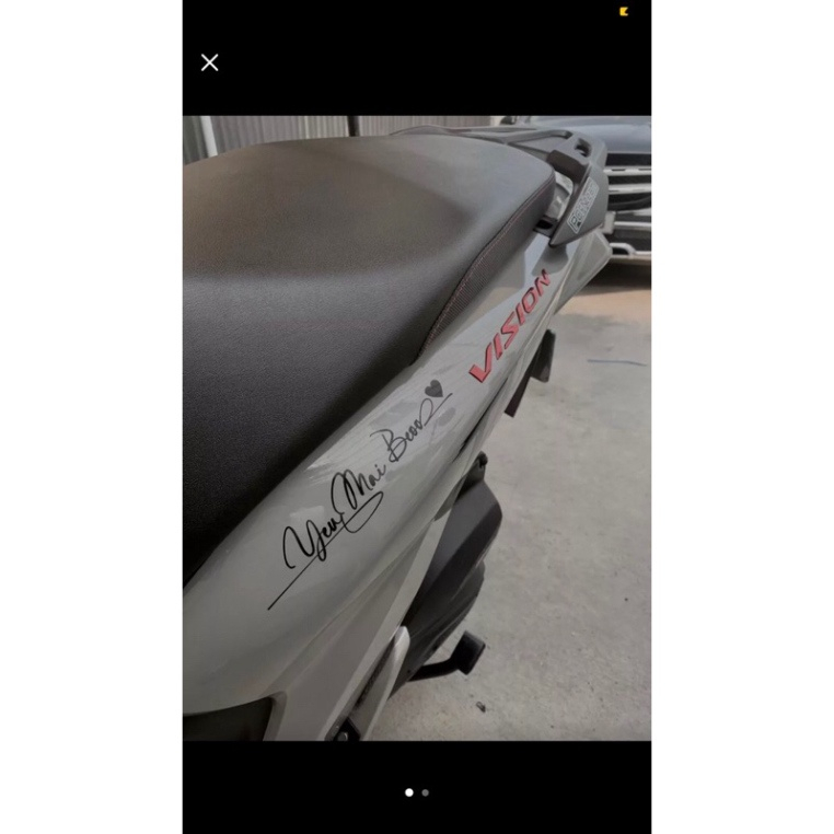 In tên dán xe theo yêu cầu, tem xe theo tên, decal xe theo yêu cầu, decal theo tên,TEM DÁN XE CHỮ KÝ