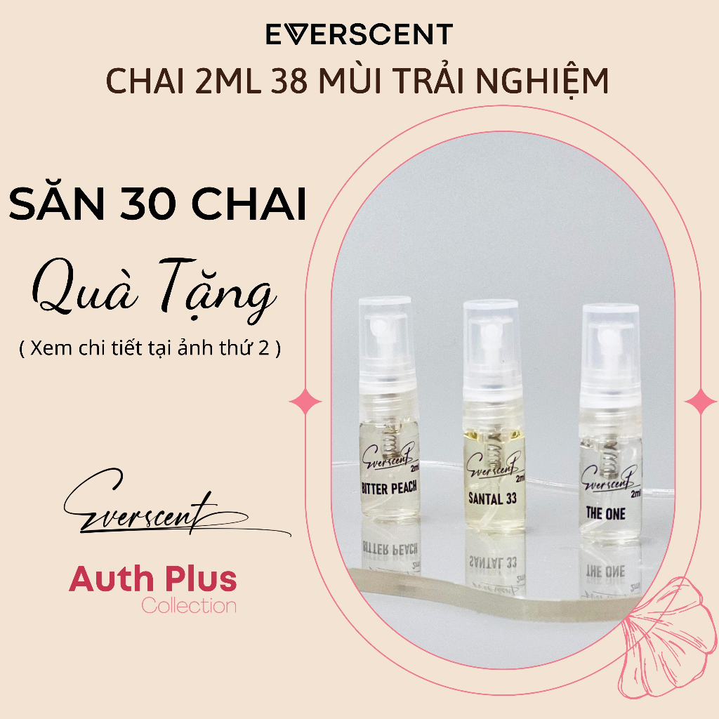 Nước Hoa 2ml Chính Hãng EverScent Extrait Design Perfume Bộ Sưu Tập Điều Chế Chuẩn Công Thức Pháp & Nước Hoa Adopt