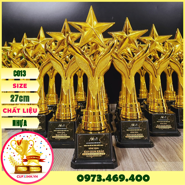 CUP VINH DANH LƯU NIỆM, THỂ THAO BÓNG ĐÁ, BÓNG CHUYỀN, THẨM MỸ, CUP SỰ KIỆN RẺ ĐẸP