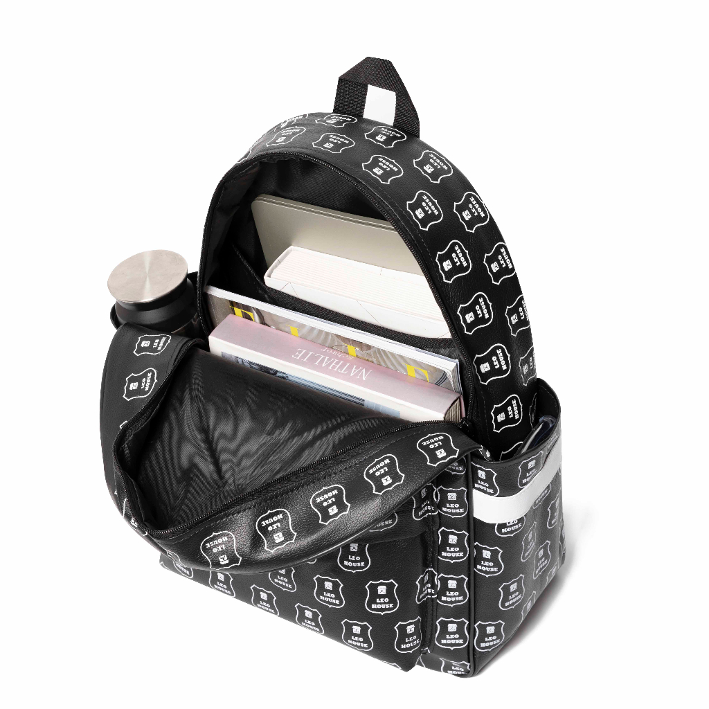 Balo Backpack Unisex, Backpack Leo - Màu Đen