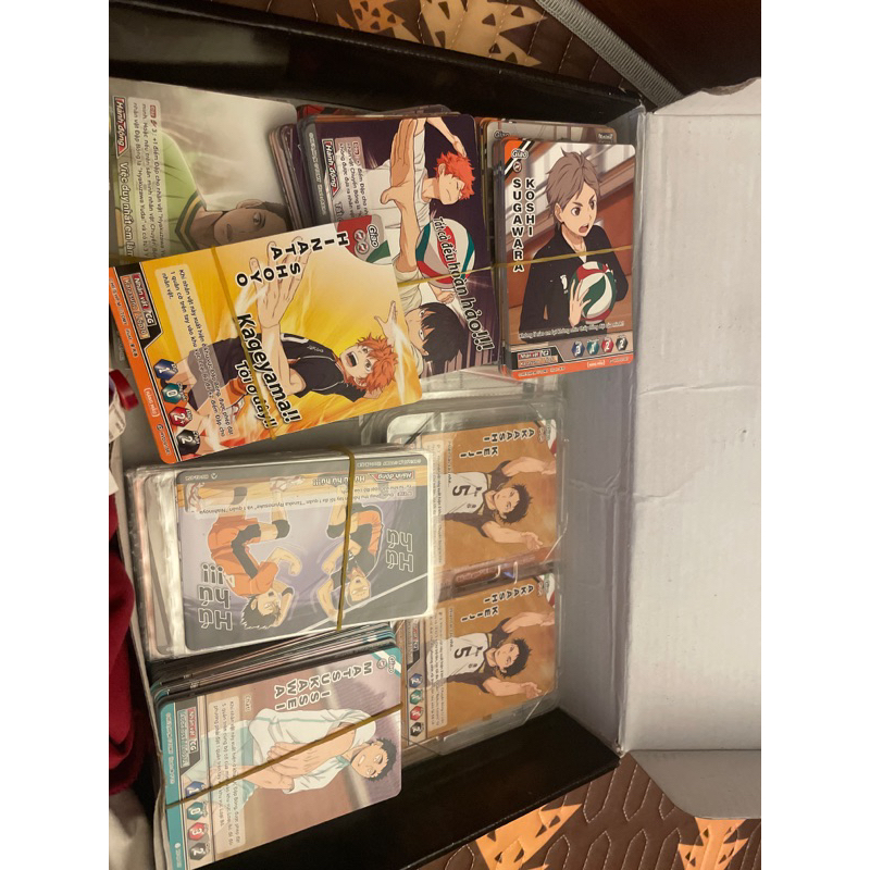 Thẻ Haikyuu tranding card game bán lẻ,haikyu