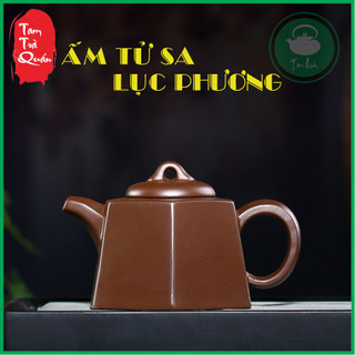 Ấm tử sa lục phương Nghi Hưng 325ml