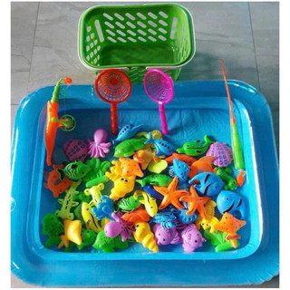 Bộ Đồ Chơi Câu Cá Cho Bé Kèm Bể Phao