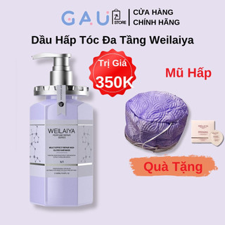 Dầu hấp tóc weilaiya gau store kem ủ tóc phục hồi tóc hấp lạnh nóng tặng mũ hấp tóc