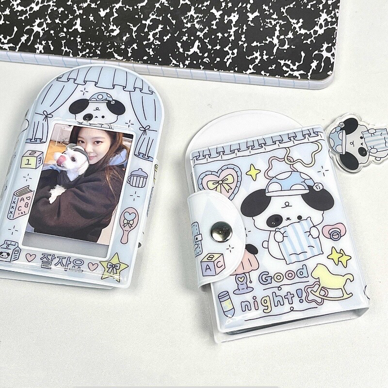 Holder collect book cún puppy xanh