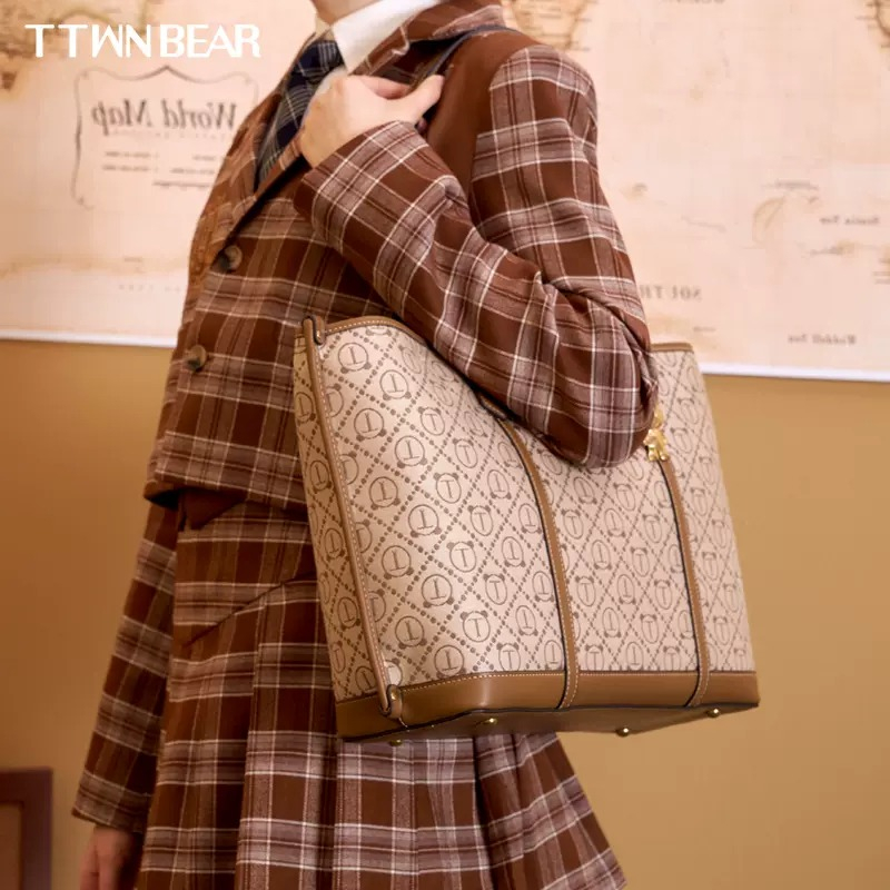Túi tote túi đựng laptop nữ TTWNBEAR chữ T TN-2171