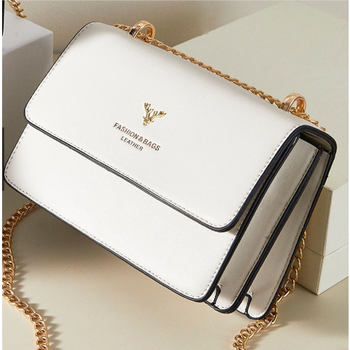 Túi Xách Nữ Dáng Hộp Siêu Sang Trọng Cực Nhã Nhặn, 2 Màu Đen/ Trắng Basic Được Yêu Thích Tn01