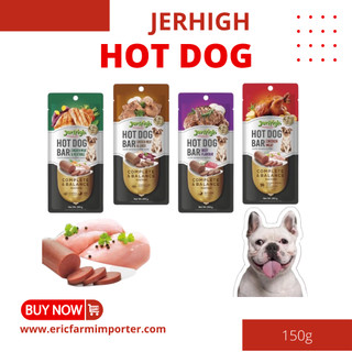 Xúc xích Jerhgih cho chó nhiều vị 150g 🐶 FREE SHIP 🐶 Thức ăn dinh dưỡng cho Chó cưng Hotdog bar Thailand