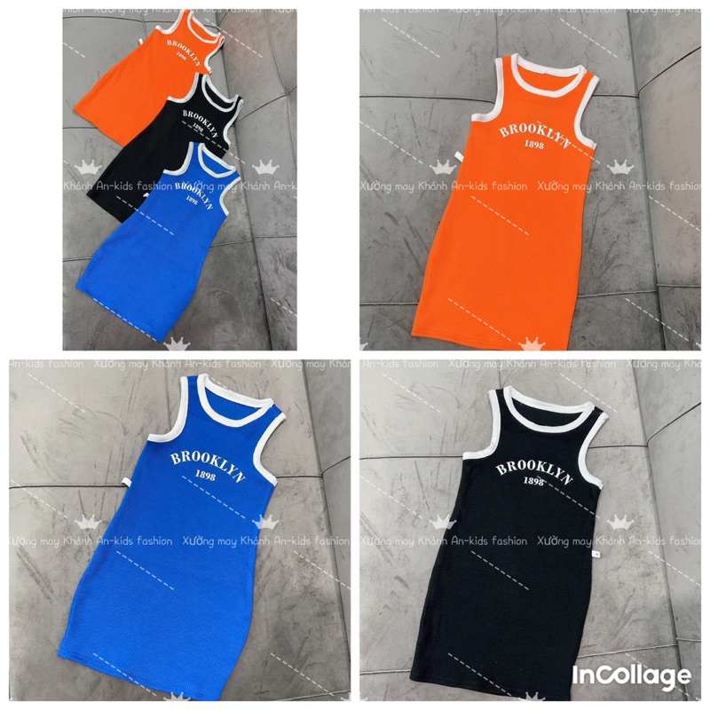 Váy ba lỗ cho bé gái