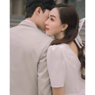 Váy cưới đi bàn suông cao cấp