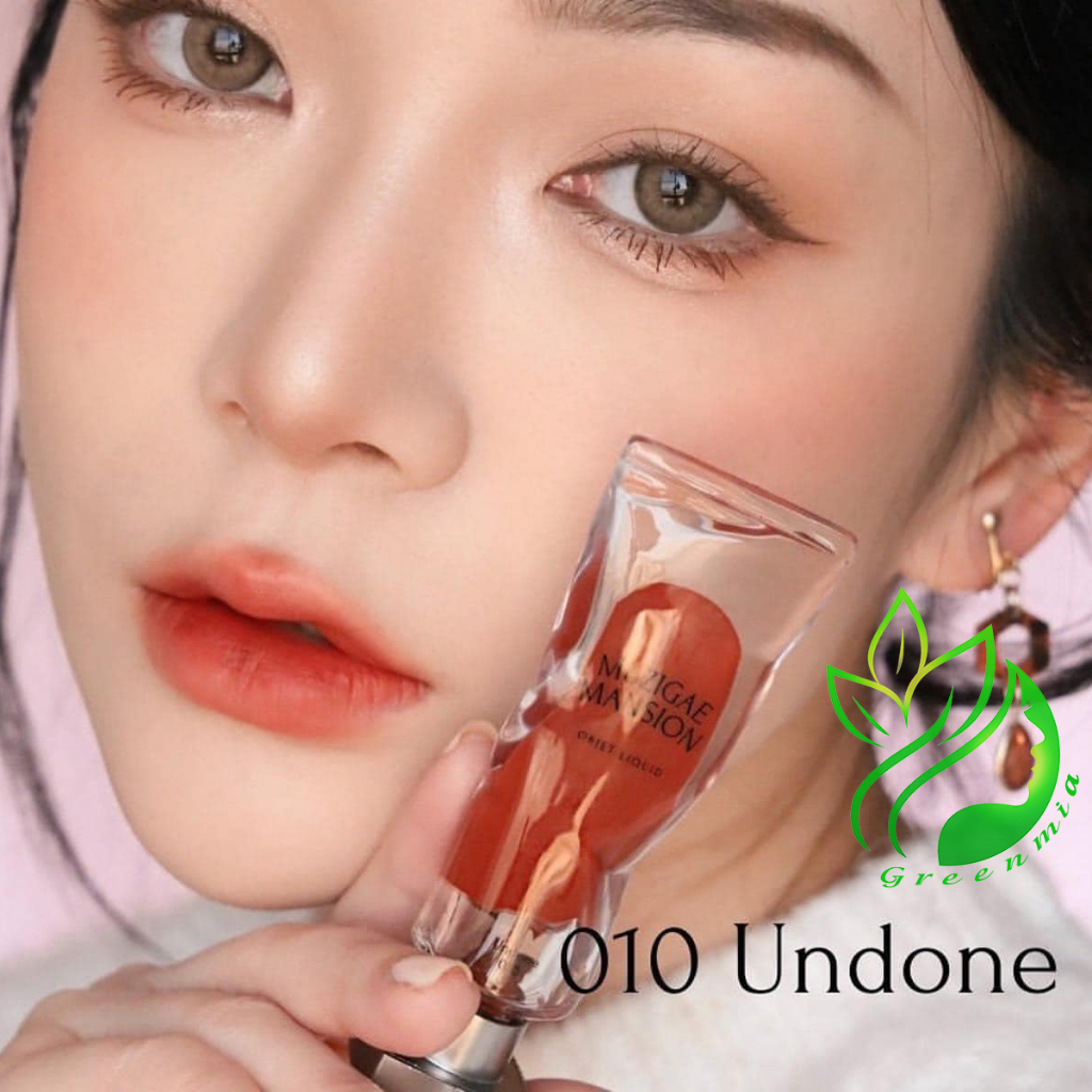 Son Muzigae Mansion Objet Liquid 010 Undone Màu Đỏ Nâu Son Hữu Cơ Thuần Chay