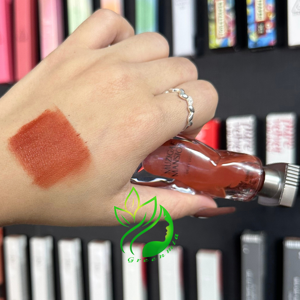 Son Muzigae Mansion Objet Liquid 010 Undone Màu Đỏ Nâu Son Hữu Cơ Thuần Chay