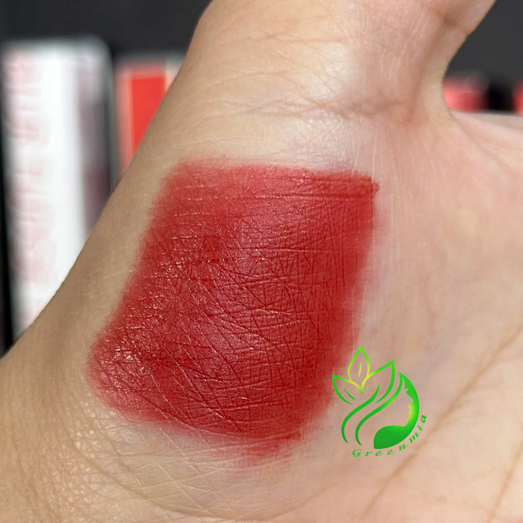 Son Muzigae Mansion Objet Liquid 008 Dominant Màu Đỏ Lạnh Son Hữu Cơ Thuần Chay