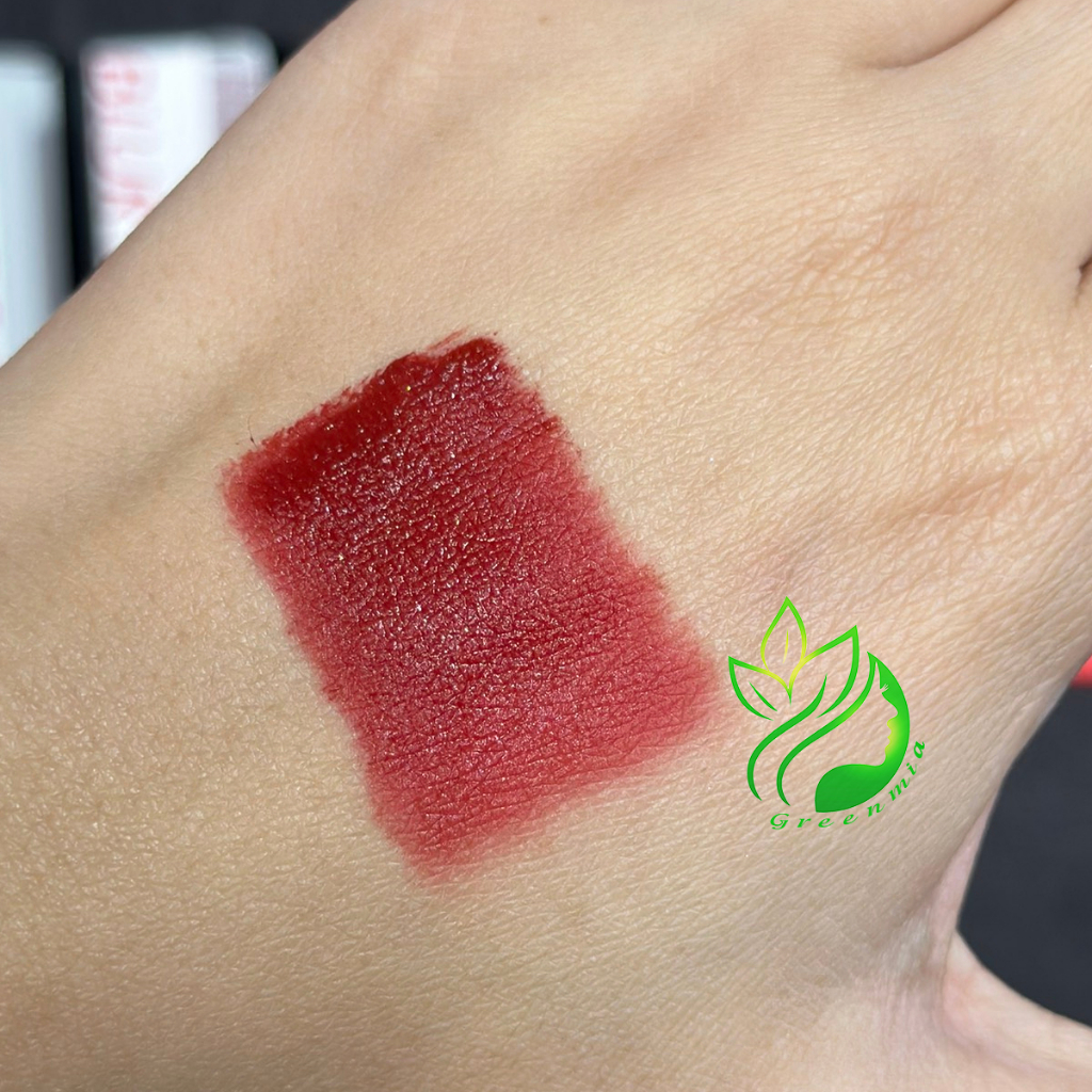 Son Muzigae Mansion Objet Liquid 008 Dominant Màu Đỏ Lạnh Son Hữu Cơ Thuần Chay