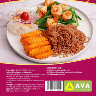 Bún gạo lứt đỏ premium phúc an 325g