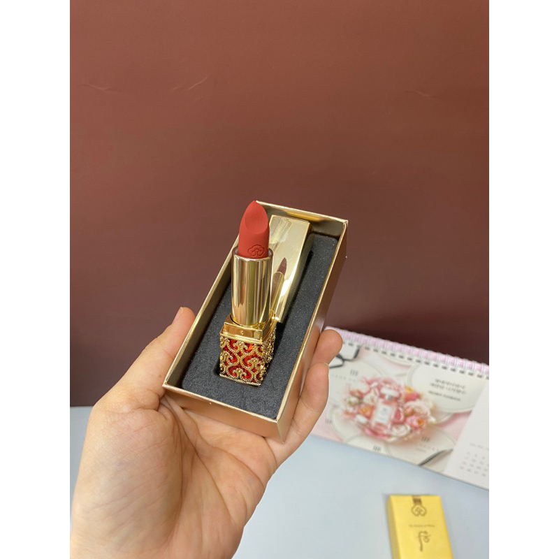 Son nhung lì whoo velvel lip rouge bền màu lâu trôi mềm môi