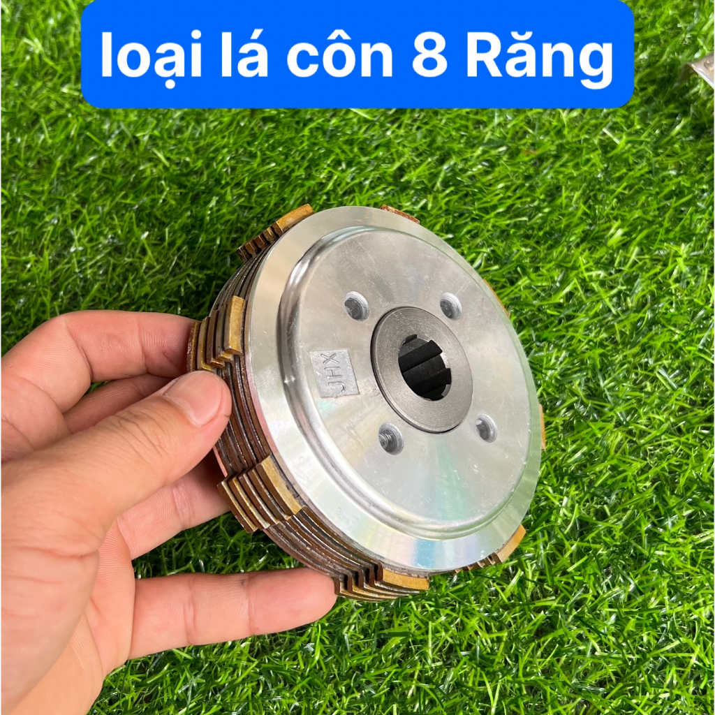 Full Bộ Côn Ly Hợp Máy Cày 178F - 186FA - 186F - 188F 190F Lá Côn 8 Răng Full Lõi Côn