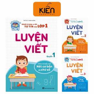 Sách - Bộ 3 Luyện Viết - Hành Trang Cho Bé Tự Tin Vào Lớp 1