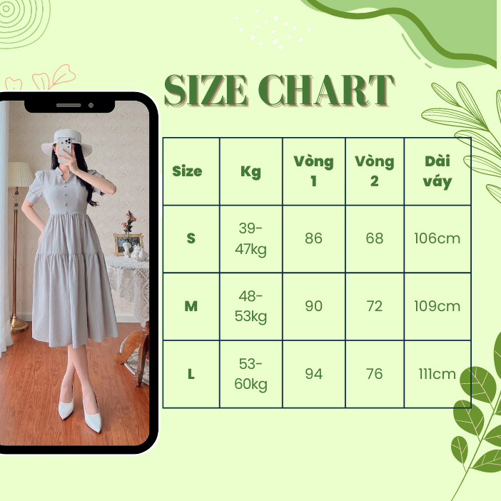 Váy Cổ Tàu Dáng Dài Chất Đũi Không Nhăn Phong Cách Tiểu Thư VH12 ZhenHouse