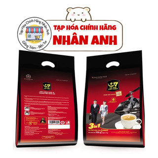 Cà phê hòa tan g7 3in1 - trung nguyên legend - 20 gói vuông x 16gr