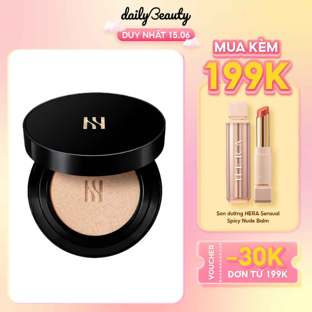 Phấn nước HERA Black Cushion SPF34/PA++ (15g x 2) Daily Beauty Official