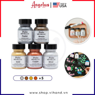 Màu vẽ da, vải Angelus Leather Paint (Metallic) - 29.5ml (1Oz)