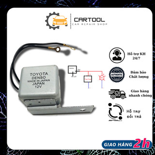 Xi Nhan cartool chính hãng Toyota Denso Kêu Tingtong nghe dịu tai CAO CẤP 2 đầu dây 12v (không biệt âm dương)