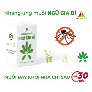 Nhang ung muỗi Ngũ Gia Bì Sài Gòn TCS - Từ thảo mộc tự nhiên dùng đuổi muỗi và côn trùng chỉ sau 30p