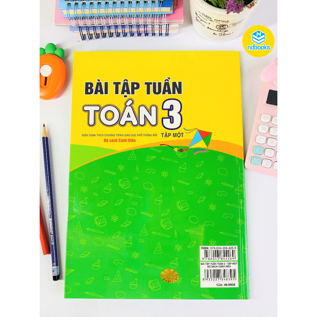Sách - Bài Tập Tuần Toán Lớp 3 Tập 1 - Cánh Diều - ndbooks