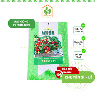 Hạt giống cà chua bi lùn đỏ chính hãng Rạng Đông, cà chua cherry đỏ ngon ngọt - Hạt giống rau, củ, quả Phúc Lâm Shop