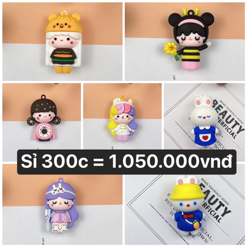 Sỉ Móc khoá cute nhiều hình rất dễ thương