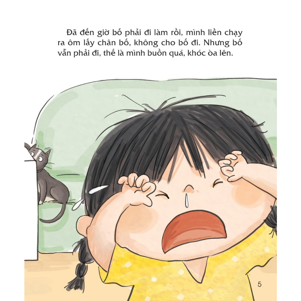 Sách - Bài Học Đầu Đời Cho Bé - Con Thích Bố Ở Nhà Cơ! - DTI