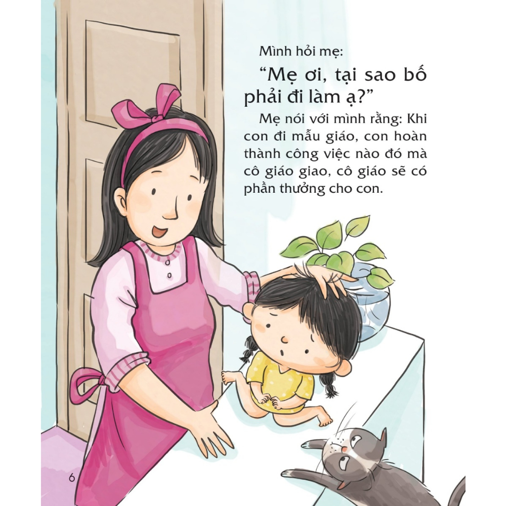 Sách - Bài Học Đầu Đời Cho Bé - Con Thích Bố Ở Nhà Cơ! - DTI
