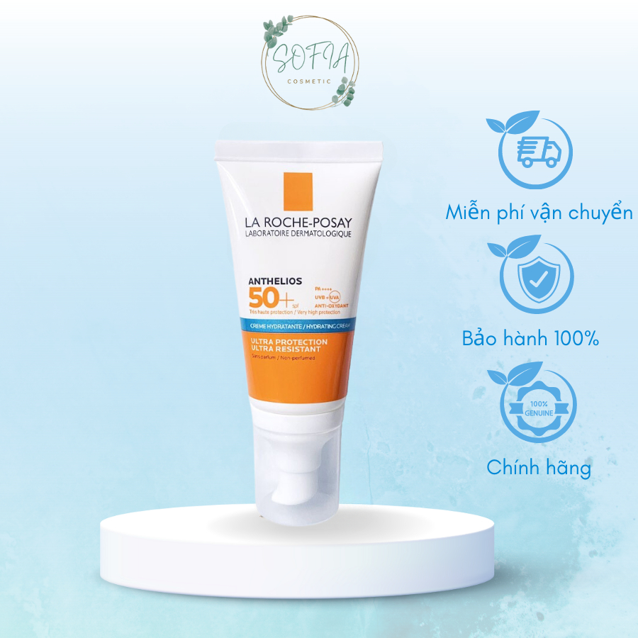Kem Chống Nắng Không Màu Kiểm Soát Dầu La Roche-Posay Anthelios XL SPF 50+ UVB & UVA 50ml SOFIA
