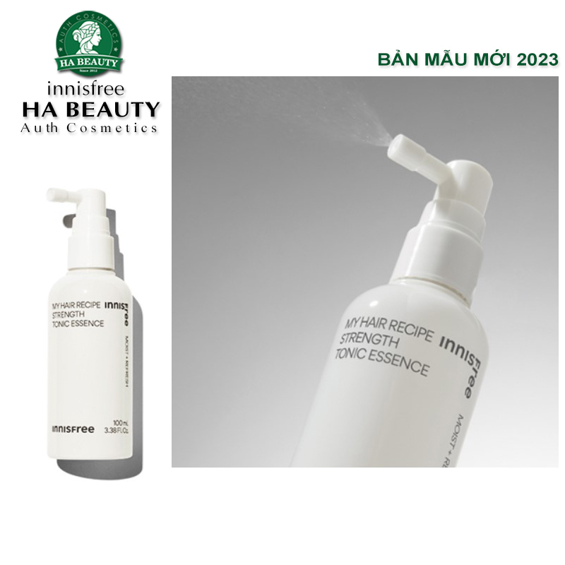 Xịt dưỡng tóc innisfree My Hair Recipe Strength Tonic Essence For Hair Roots Care 100 mL